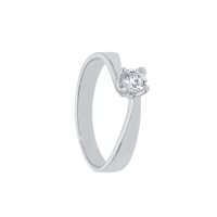Ring Babila Milano Woman Forever in White Gold Diamante 0.24 Ct BBA22024B - BBA22024B